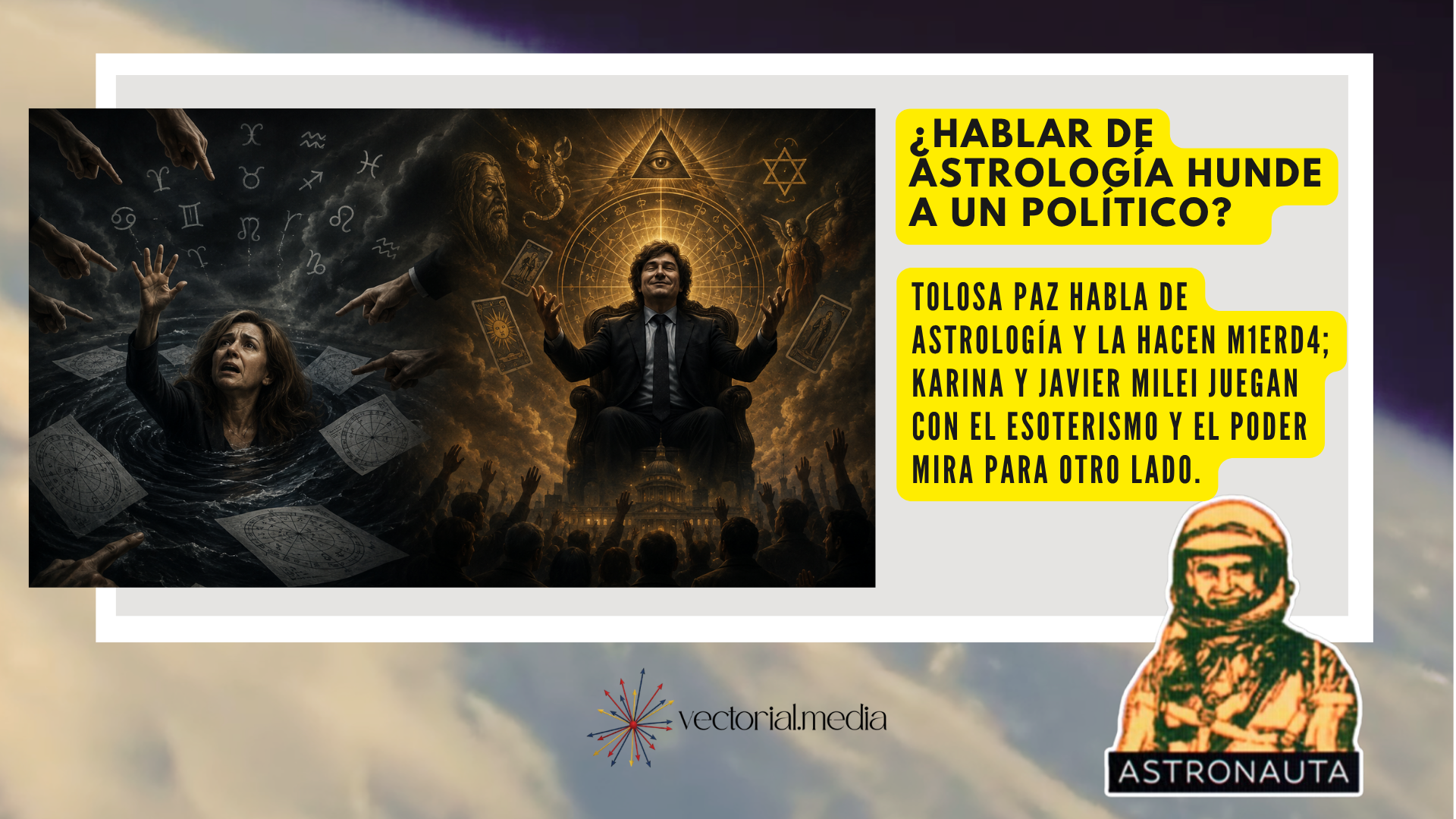¿Hablar de astrología hunde a un político?